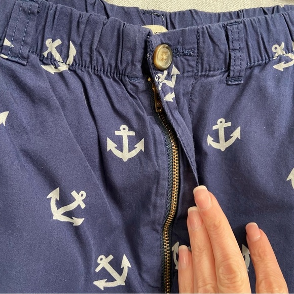 WASHED, STONE & BEATEN / “Snappers” Anchor Print Shorts Size L - Picture 8 of 12